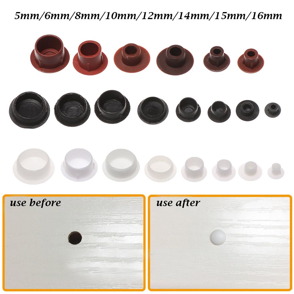 Furniture Hardware Decorative - 50Pcs 5-16mm Furniture Hole Covers Protection