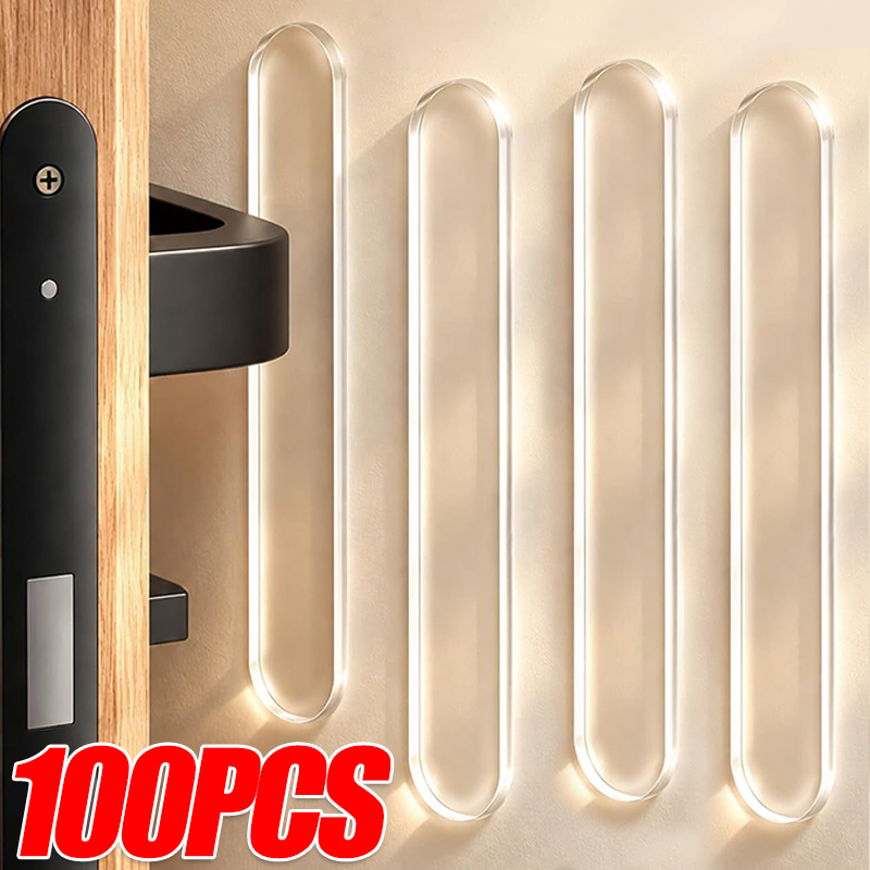 Furniture Joint Hardware - Silicone Cabinet Bumpers Strips Self-Adhesive Anti-collision