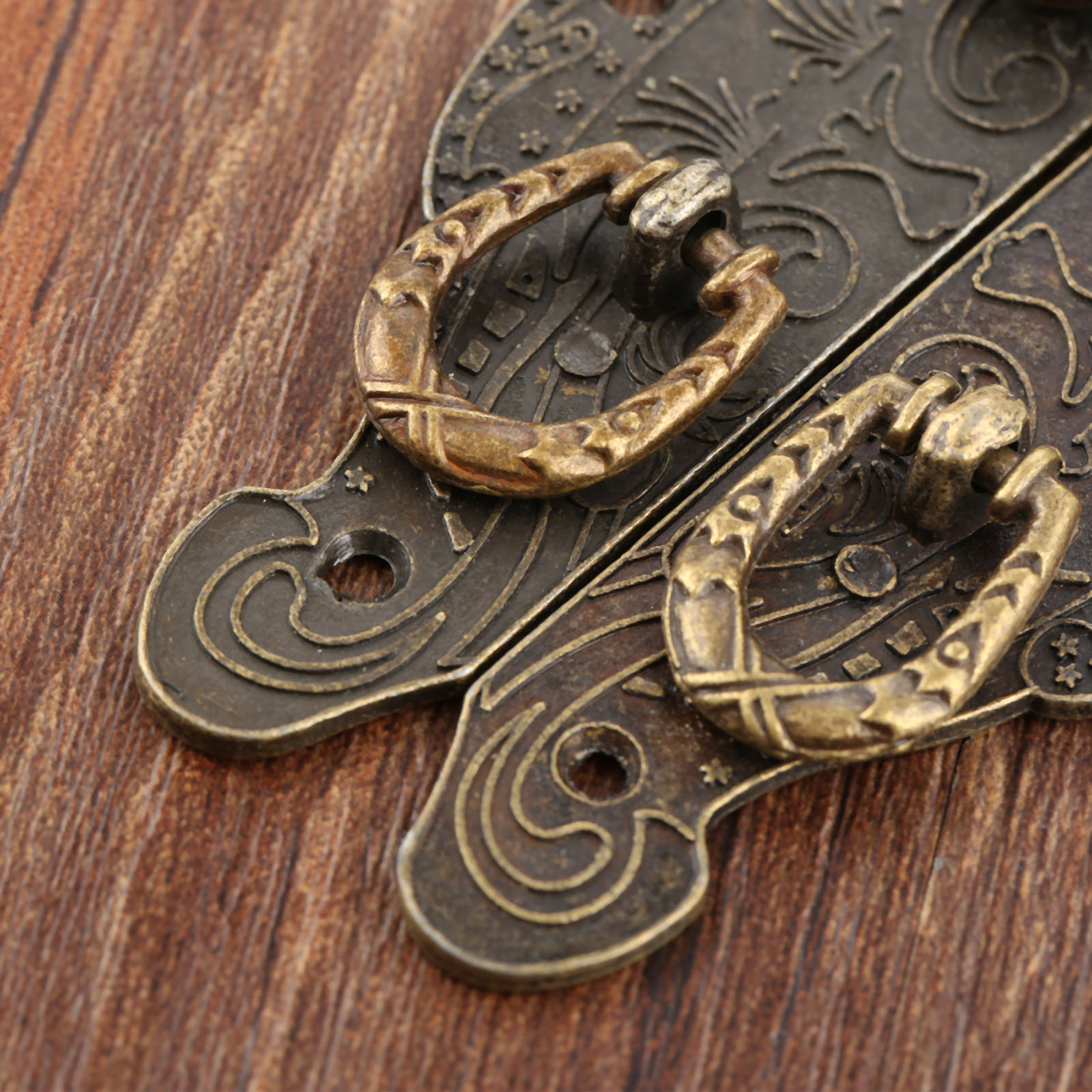 Furniture Hardware Antique - 1PC Antique Box Latch Hasp Vintage