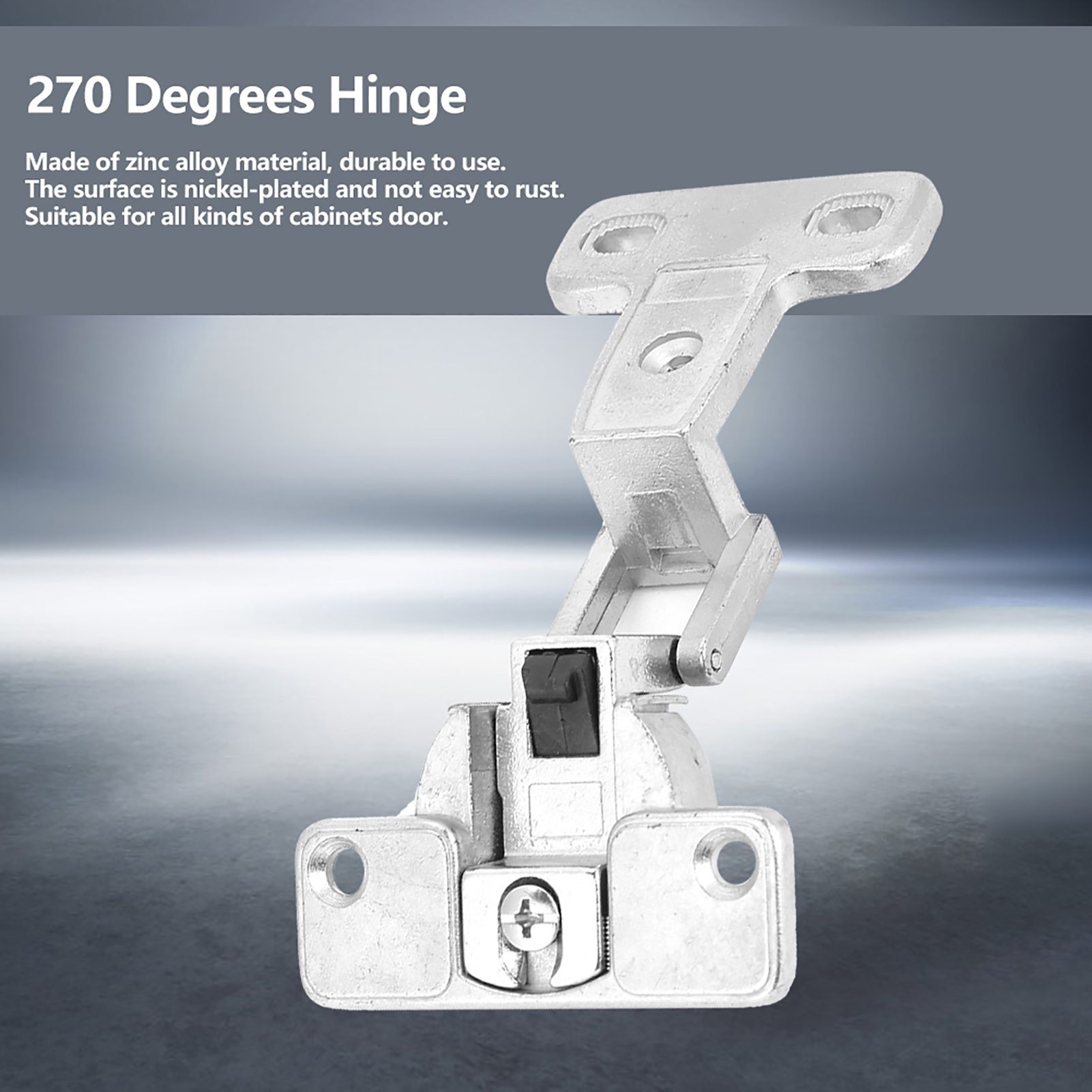 Furniture Hardware Replacement Parts - 270 Degrees Zinc Alloy Furniture Door