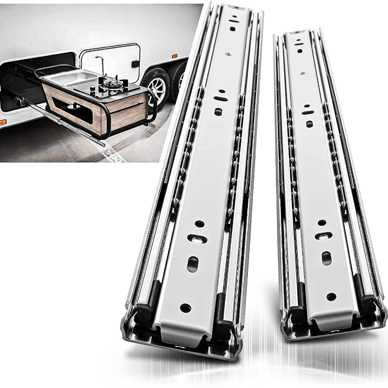 Furniture Joinery Hardware - Heavy Duty Without Lock Drawer Slide