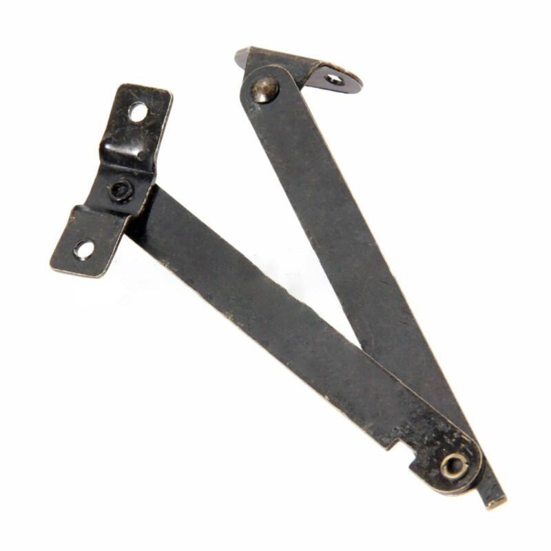 Furniture Hardware Antique - 2PC Antique Bronze Lid Support Hinges
