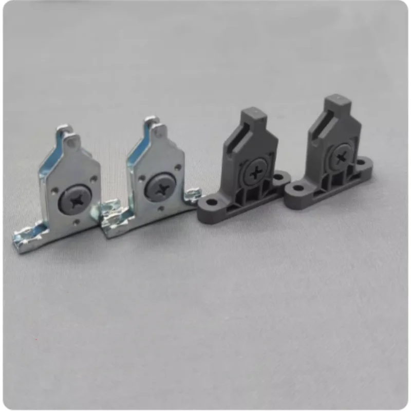 Furniture Hardware Replacement Parts - 4Pcs Nylon Steel Double Wall Drawer