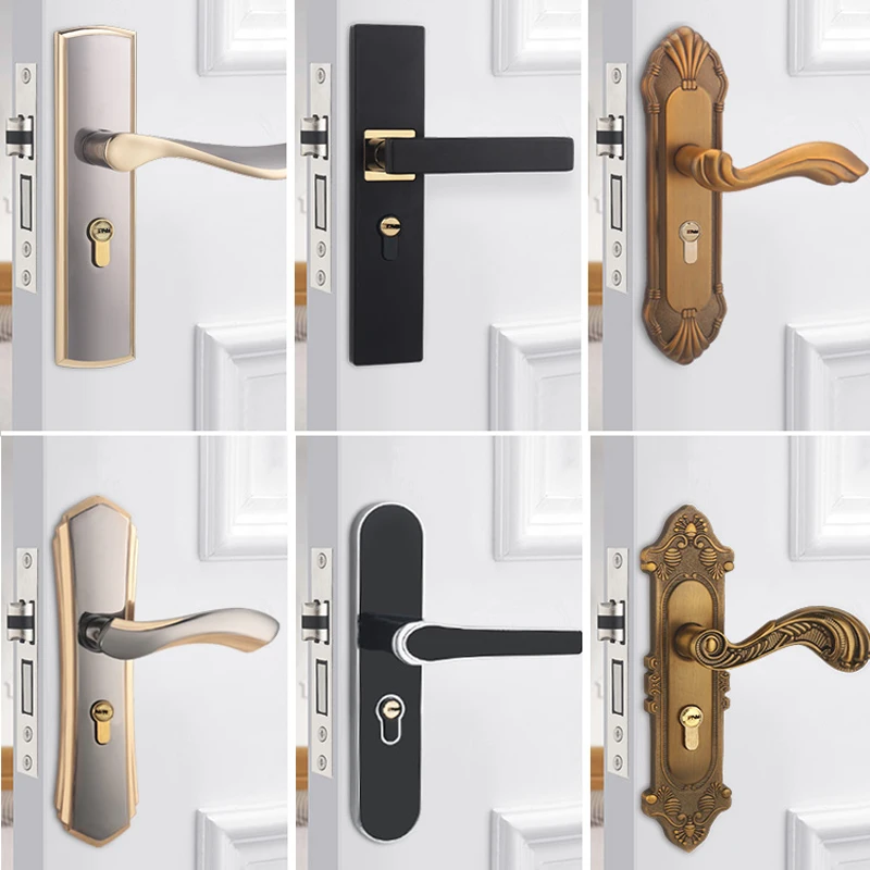 Bedroom Wooden Door Lock Set H - Furniture Hardware Bolts 评论和价格