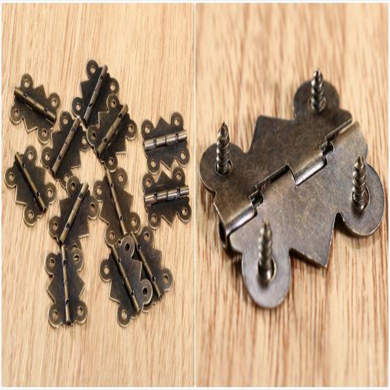 10/20pcs Hinge with Screw Butt - Furniture Hardware Antique 评论和价格