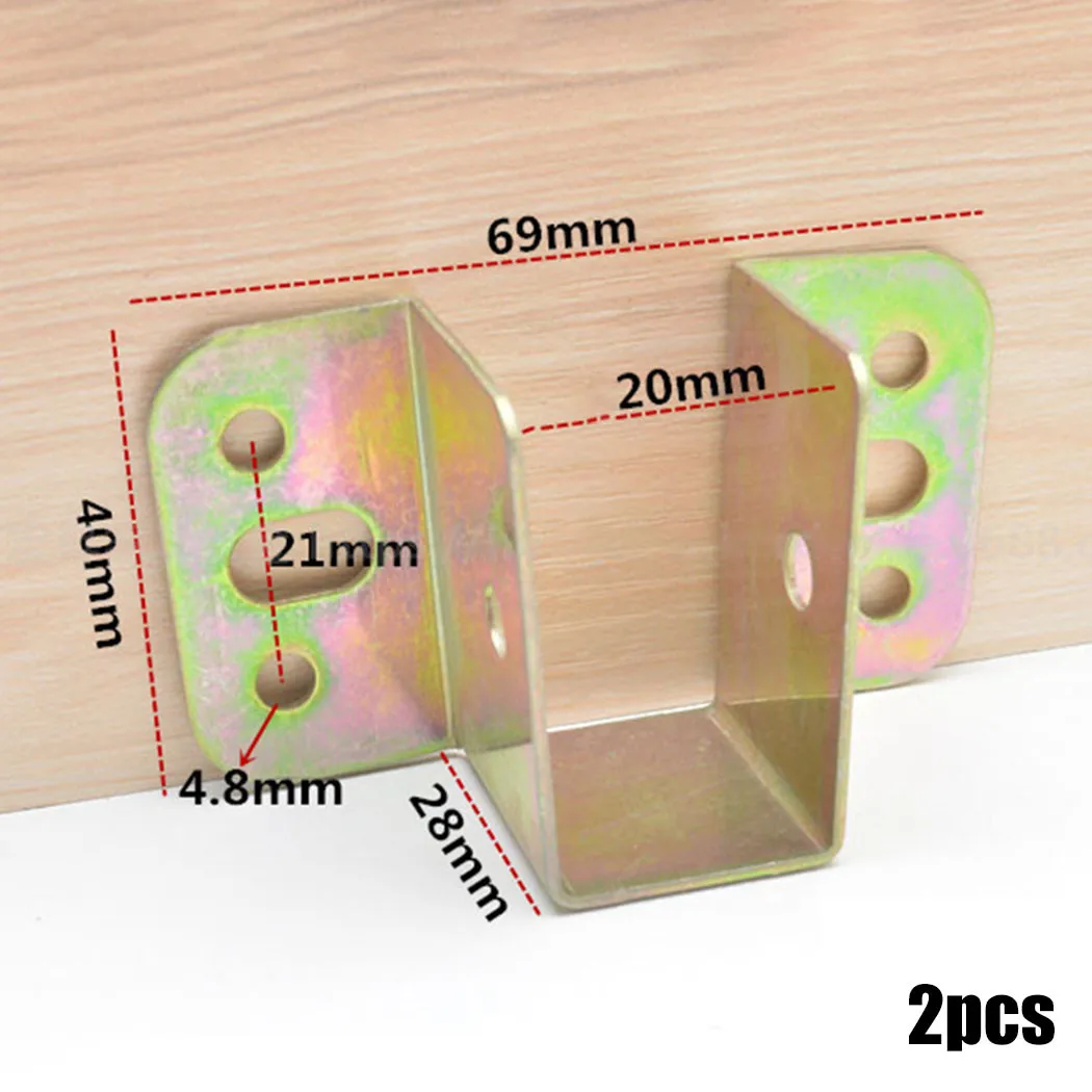 2pcs U Shaped Metal Bed Bracke - Furniture Hardware Bolts 评论和价格