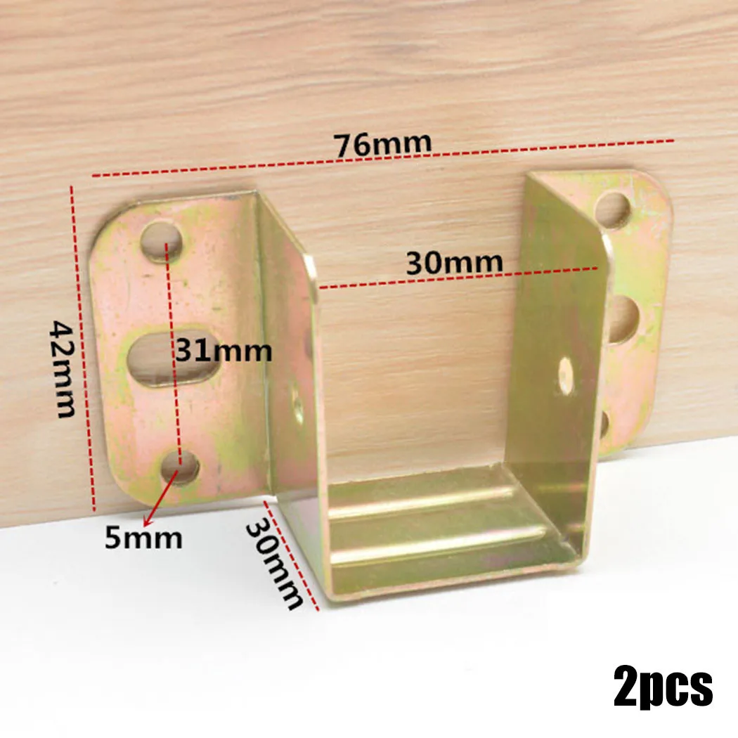 2pcs U Shaped Metal Bed Bracke - Furniture Hardware Bolts 评论和价格