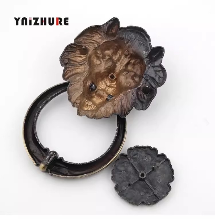 Antique Bronze Lion Head Handl - Furniture Hardware Decorative 评论和价格