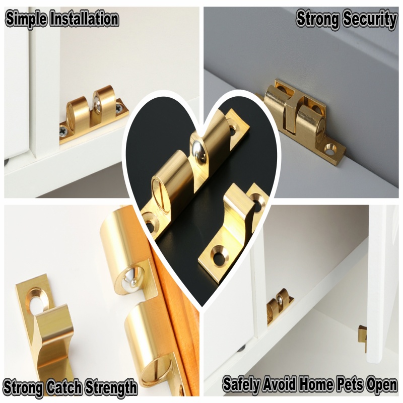 3/6pcs Cabinet Closet Door Bal - Furniture Hardware Bolts 评论和价格