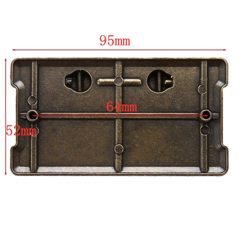 4Pcs Vintage Antique Bronze Dr - Furniture Joint Hardware 评论和价格