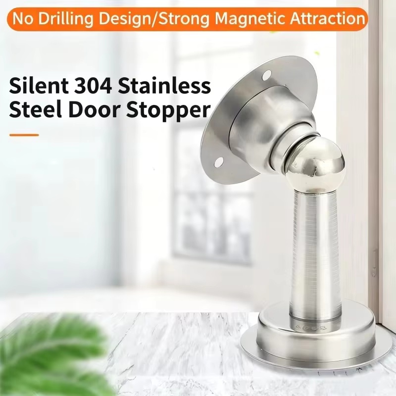 Stainless Steel Door Stopper B - Magnetic Catch Door 评论和价格