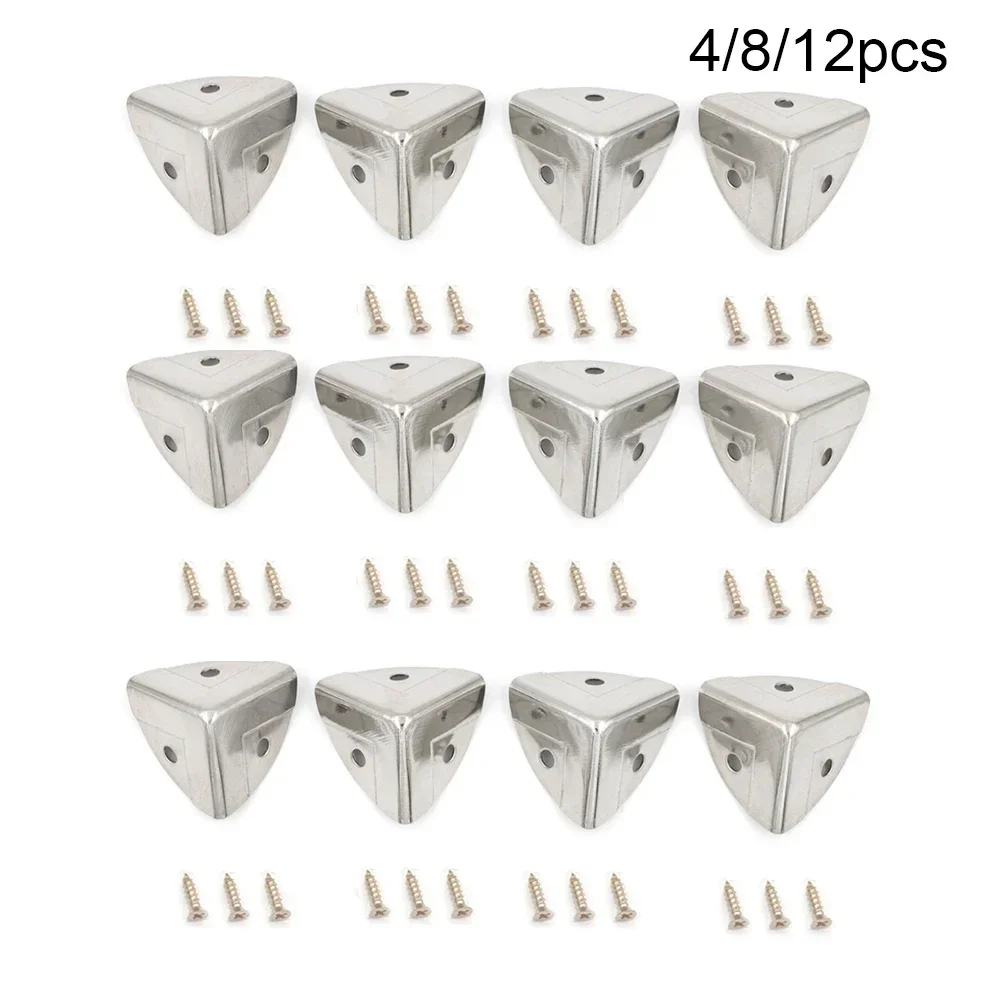 4/8/12pc Metal Box Corner Prot - Furniture Hardware Decorative 评论和价格