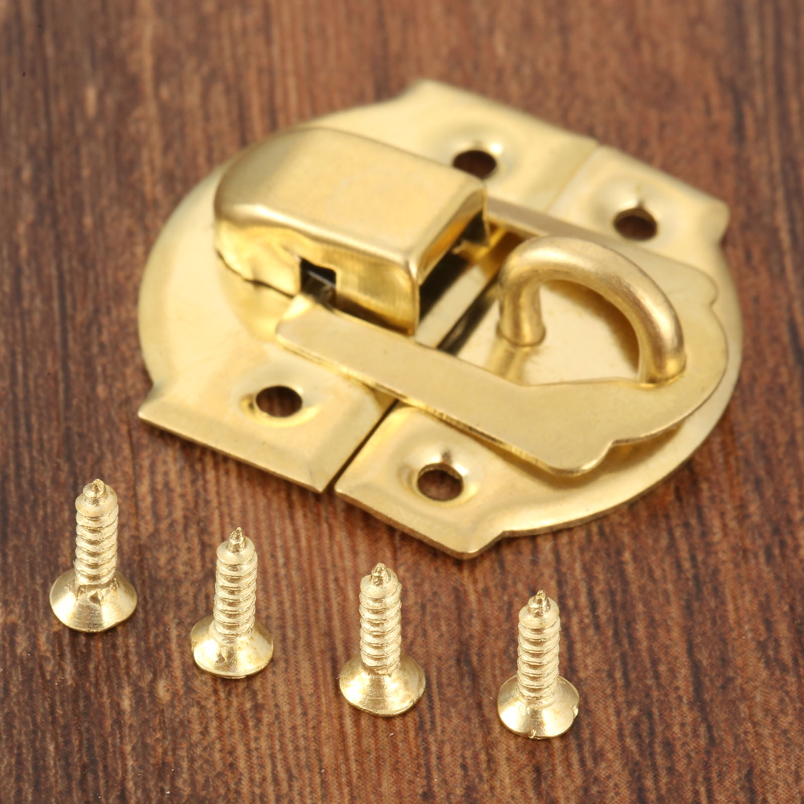 10pcs Golden Box Latch Clasps  - Furniture Hardware Decorative 评论和价格