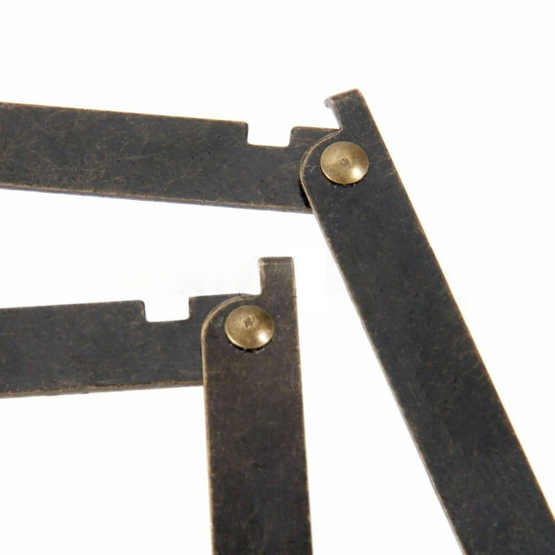 2PC Antique Bronze Lid Support - Furniture Hardware Antique 评论和价格