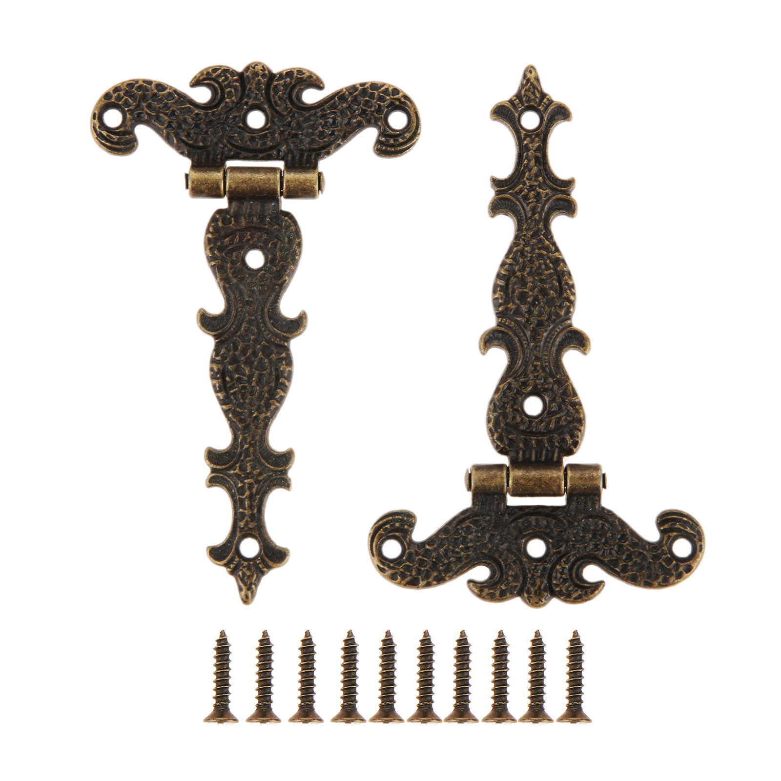 DRELD 2Pcs Vintage Brass Plate - Furniture Hardware Replacement Parts 评论和价格