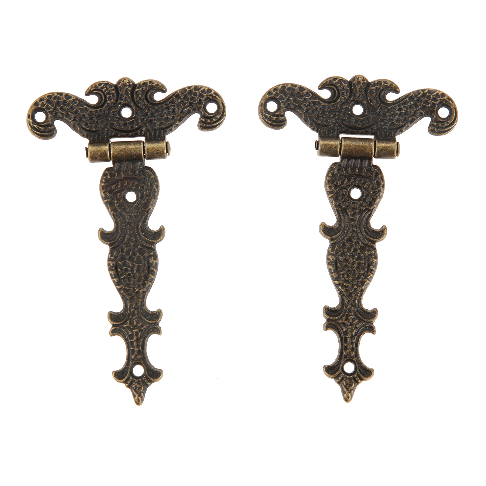 DRELD 2Pcs Vintage Brass Plate - Furniture Hardware Replacement Parts 评论和价格