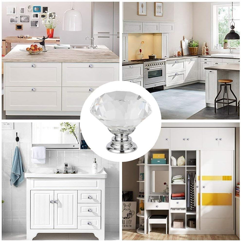 6Pcs Cabinet Knob with Screws  - Furniture Joint Hardware 评论和价格