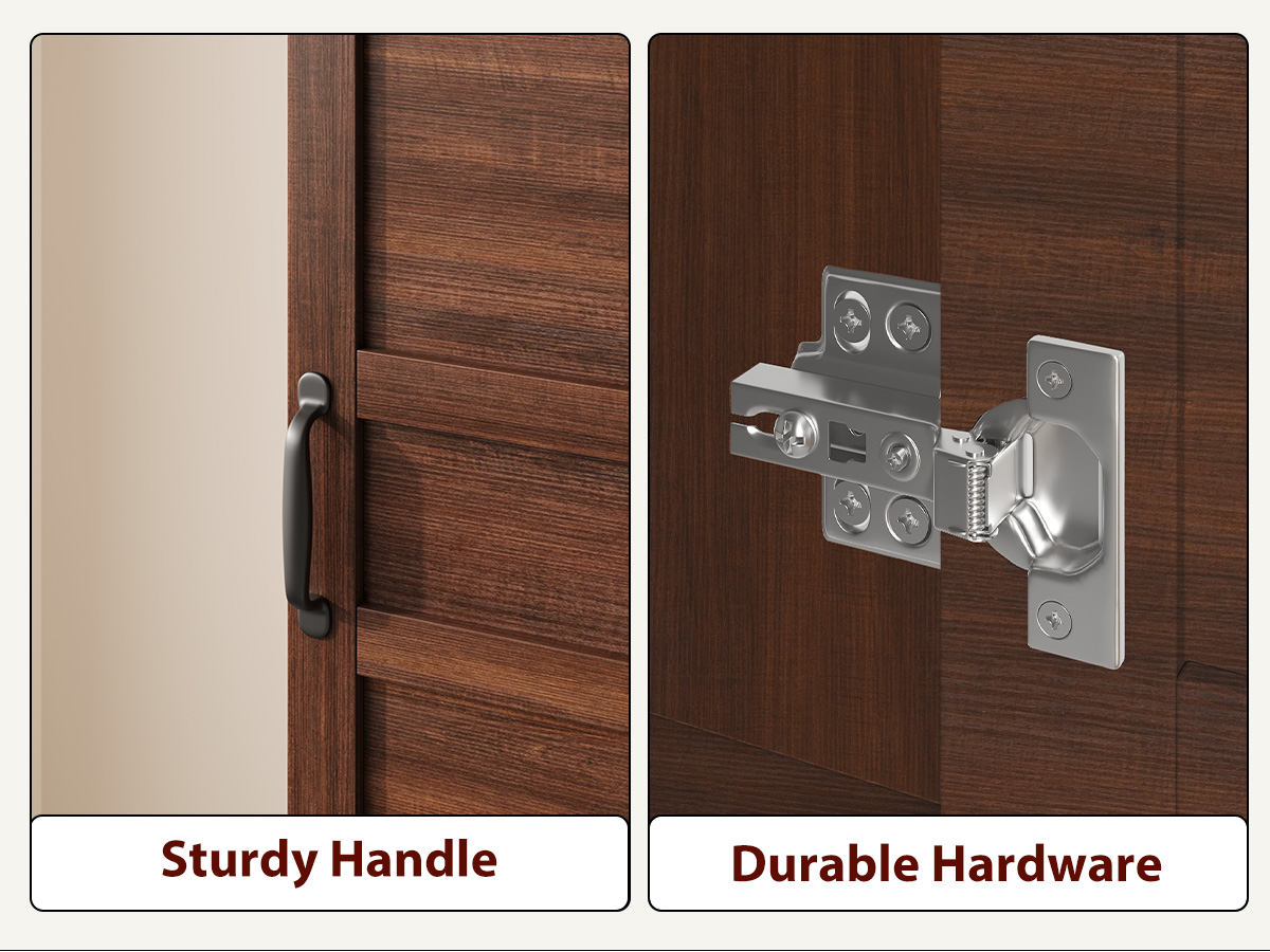 Wood Wardrobe Closet – 72