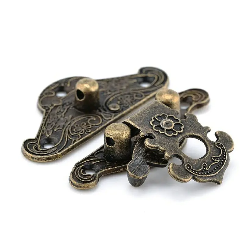 5-20pcs Vintage Metal Hasp Lat - Furniture Hardware Decorative 评论和价格