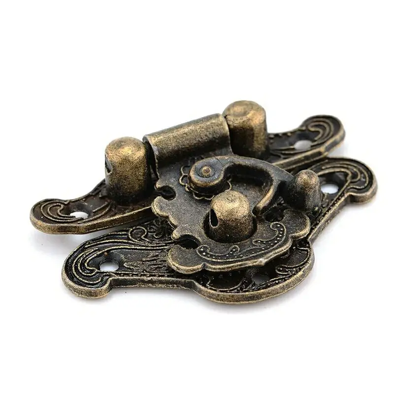 5-20pcs Vintage Metal Hasp Lat - Furniture Hardware Decorative 评论和价格