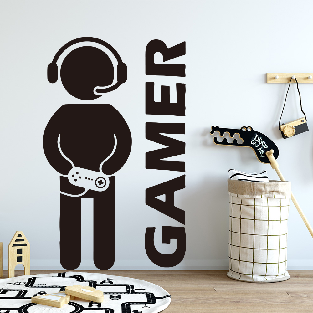 1pc Gamer Wall Art Decal For K - Furniture Joint Hardware 评论和价格