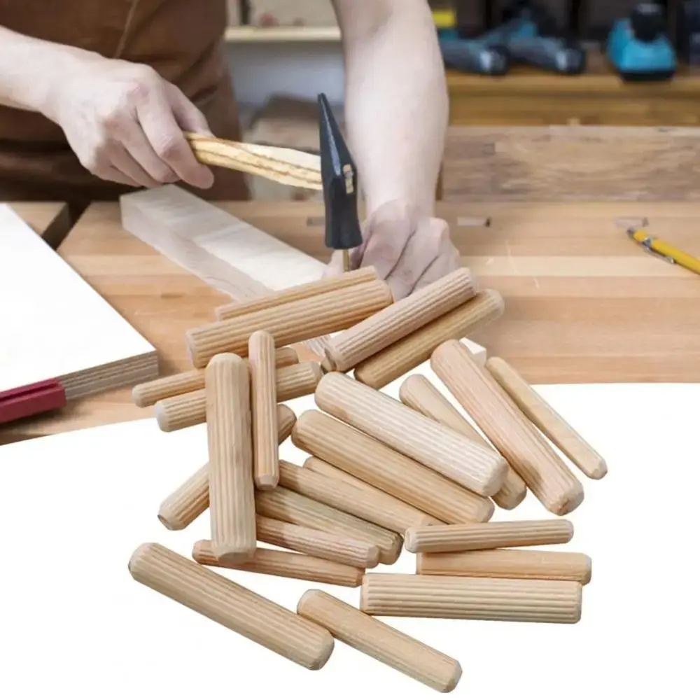Wooden Dowel Pins 6/8mm Fluted - Furniture Joinery Hardware 评论和价格