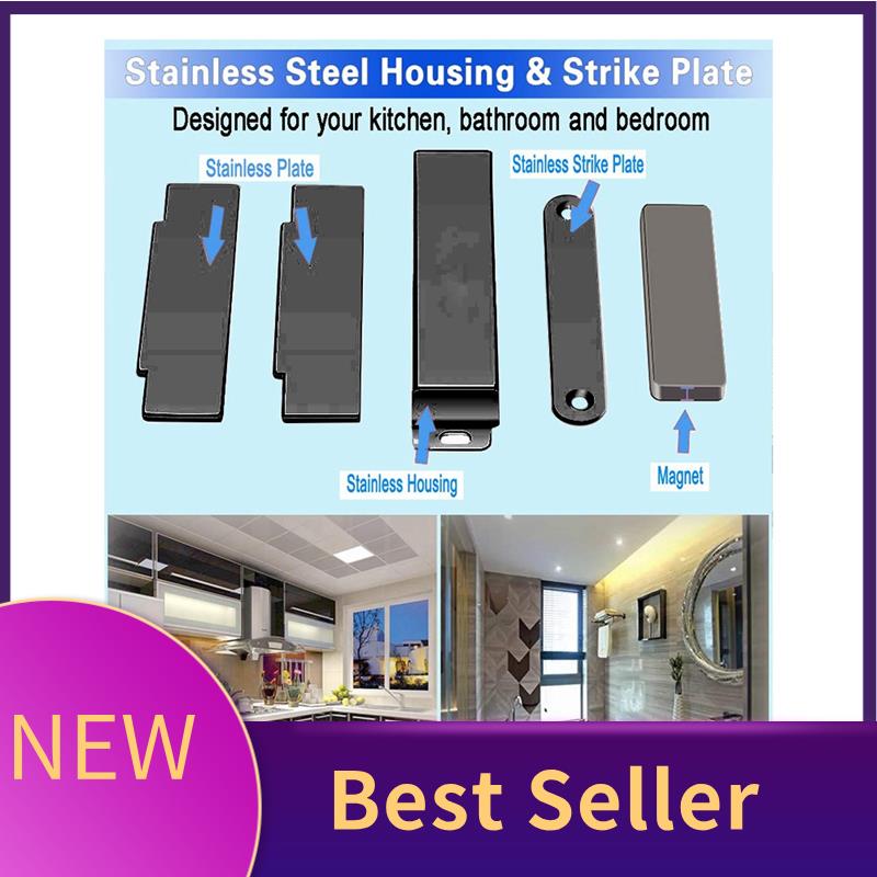 HFES 4-Pack Magnetic Door Catc - Magnetic Catch Door 评论和价格